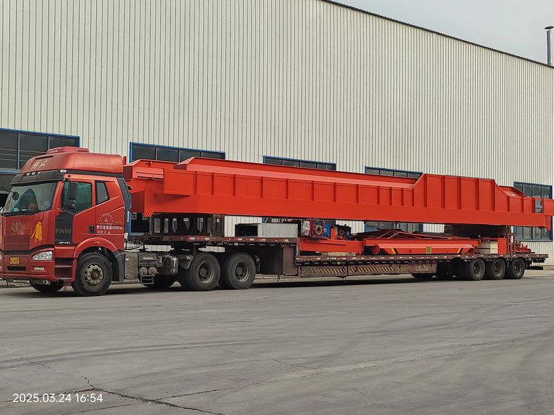 通用橋式起重機 QDXX32/5t—19.5m 電動單梁橋式起重機 2臺 LD10t—16.5m 制作完成，發(fā)往河北石家莊交付客戶使用。