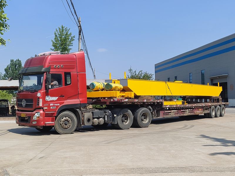 電動葫蘆橋式起重機  LH16/5t-16.4m 制作完成，發(fā)往湖南交付客戶使用。